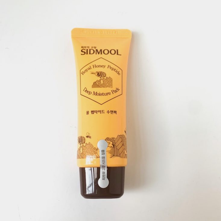 KoKoStyle Review April 2019 - Sidmool Royal Honey Peptide Deep Moisture Sleeping Pack Top
