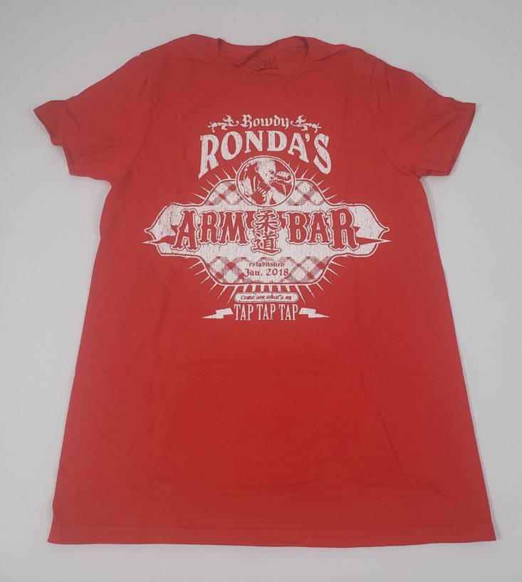 Loot Crate WWE Slam Crate February 2019 - Rowdy Ronda Rousey T-Shirt Front