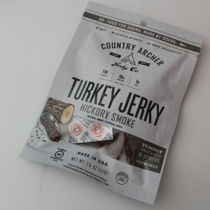 Love with Food April 2019 - Jerky Package Top