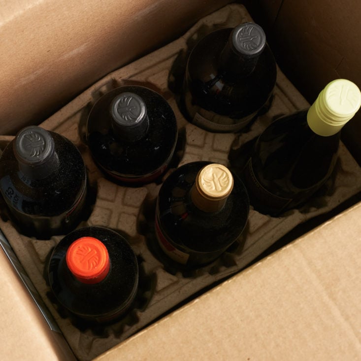 Naked Wines review March 2019 open box with bottles