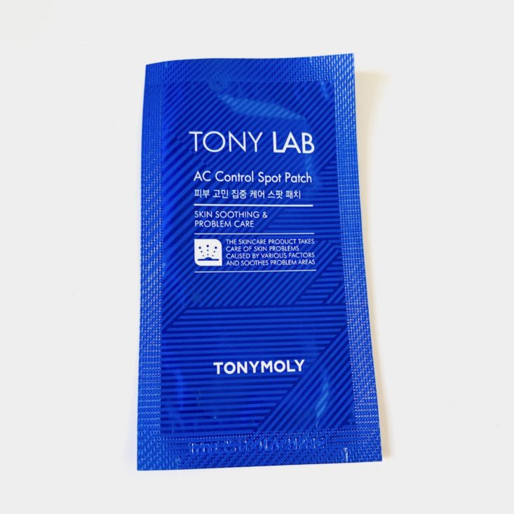 Pink Seoul Mask February 2019 - Tony Moly AC Control Spot Patch Front
