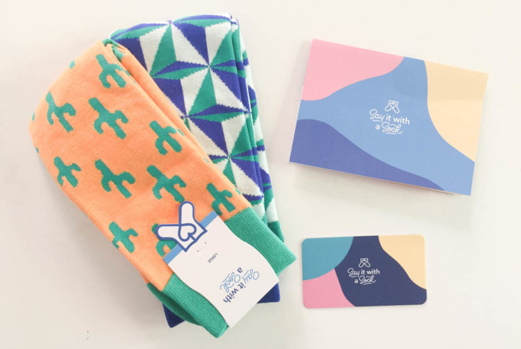Say it with a sock mens two pair april 2019 - All Socks Group Shot Top