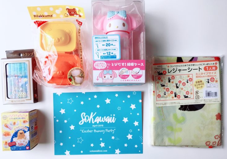 SoKawaii Easter Bunny Party Review April 2019 - All Products Top