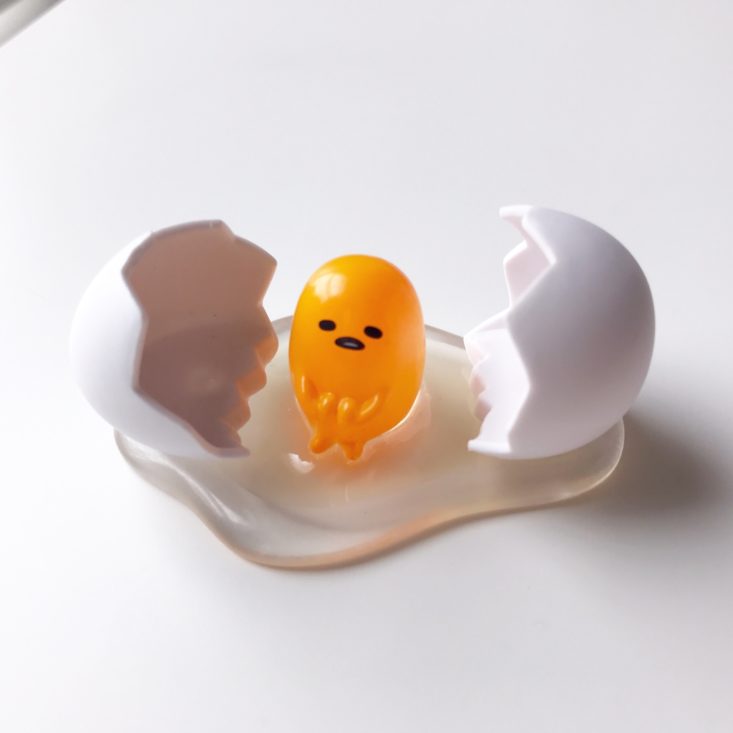 SoKawaii Easter Bunny Party Review April 2019 - Gudetama Blind Box Collectible Mascot Closer View Top