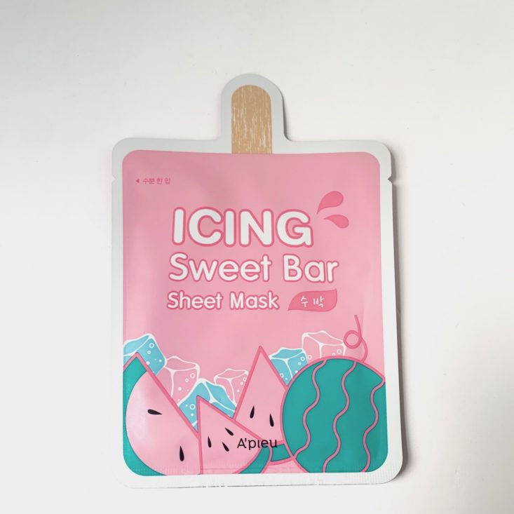 Sooni Mini Pouch April 2019 - A’Pieu Icing Sweet Bar Watermelon Mask Front