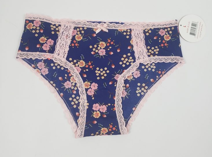 Splendies May 2019 - Blue Floral Panty Front 1