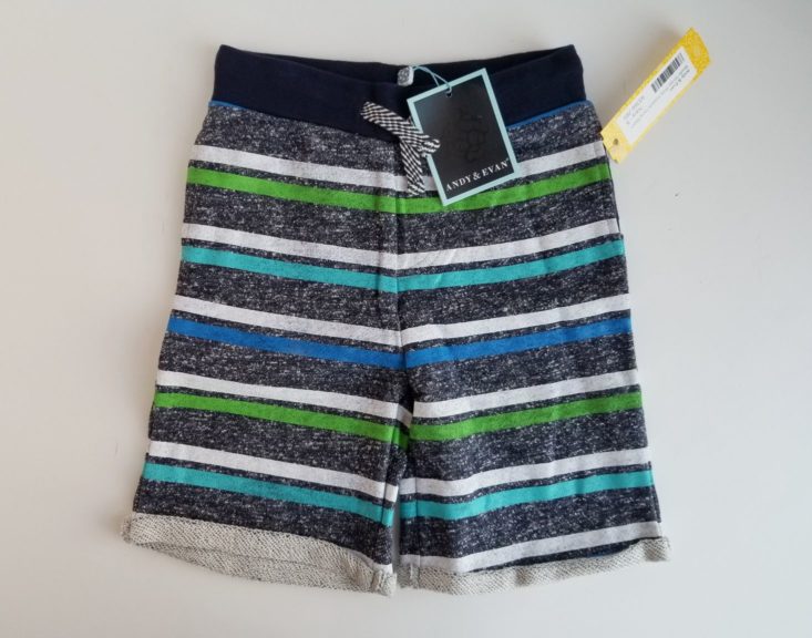 Stitch Fix Boys April 2019 striped shorts