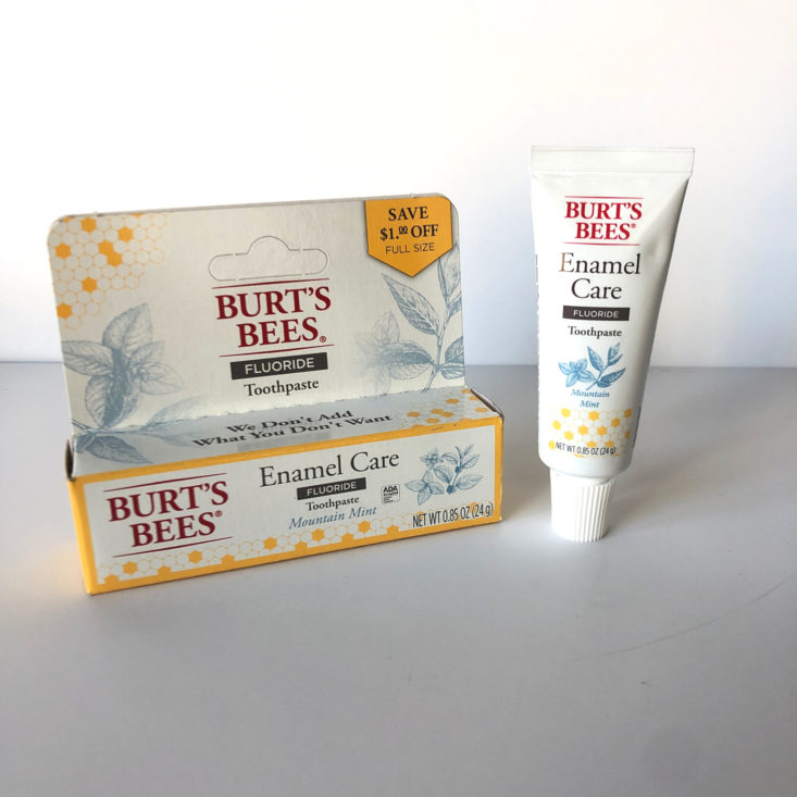 Target Naturals Review April 2019 - Toothpaste Front