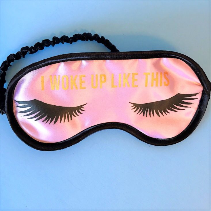 Trendy Memo April 2019 - Lady Jayne – Eye Mask “I WOKE UP LIKE THIS 2