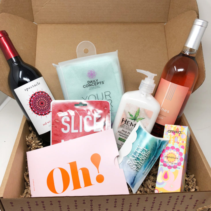 Vine Oh! “Oh! Happy Day” Box Review Spring 2019 - All Vines In Box Top