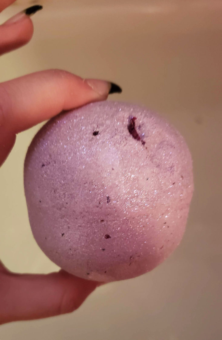 Witch Baby Soap Subscription Box Winter 2018 - February Moon Bath Bomb 2