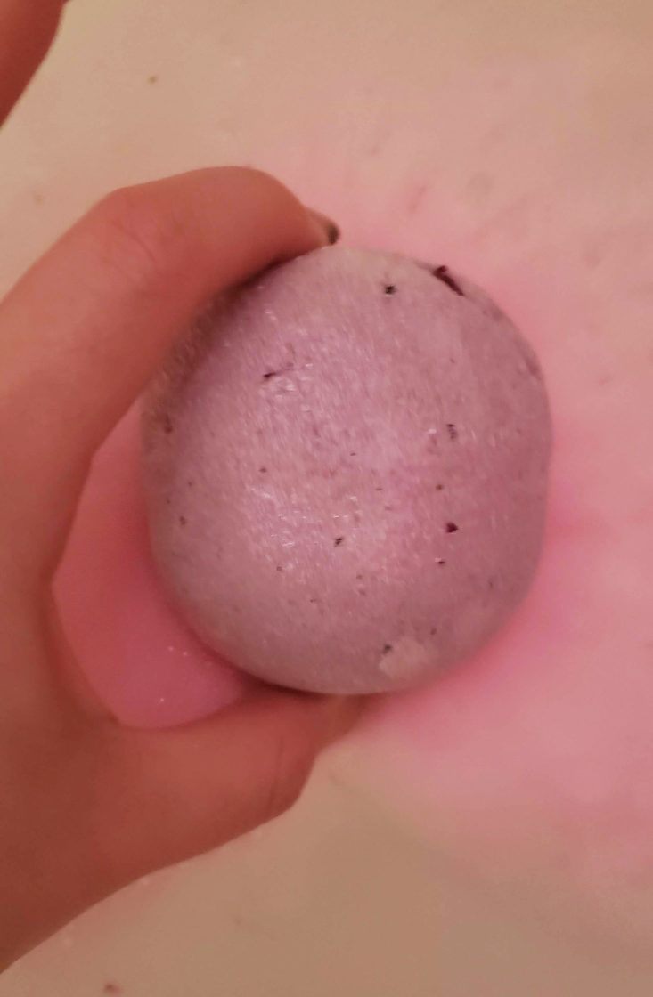 Witch Baby Soap Subscription Box Winter 2018 - February Moon Bath Bomb 3