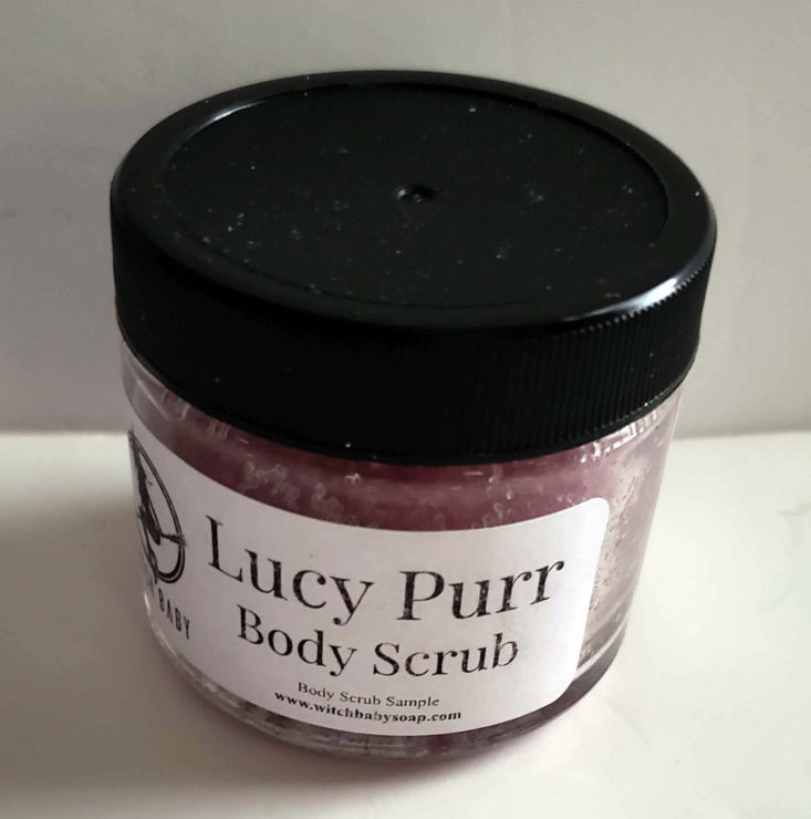 Witch Baby Soap Subscription Box Winter 2018 - Lucy Purr Body Scrub 2oz 1