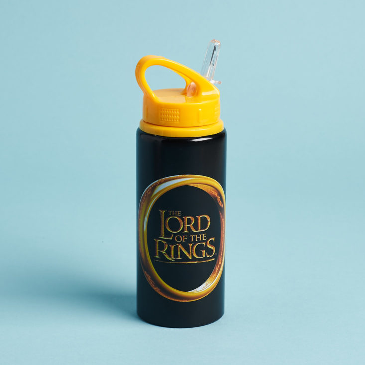 ZBox March 2019 lotr water bottle straw feature