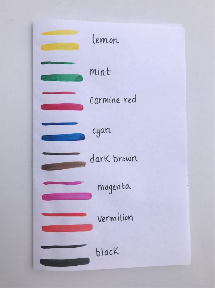 17 Paletteful Packs May 2019 - Water Color Swatched