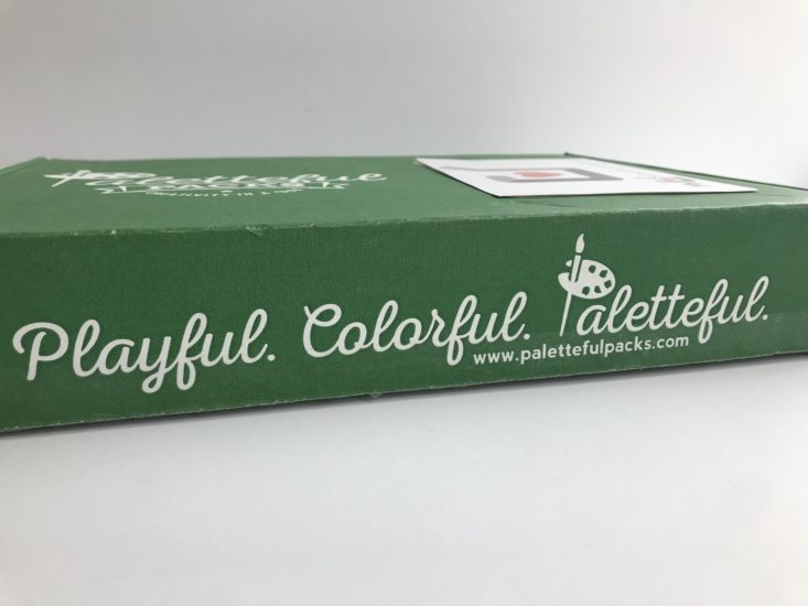 2 Paletteful Packs May 2019 - Side Of Box