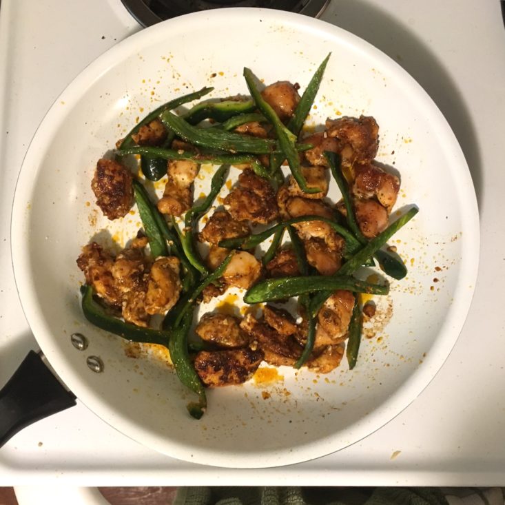 Blue Apron Subscription Box Review May 2019 - QUESADILLA CHICKEN PEPPERS Top
