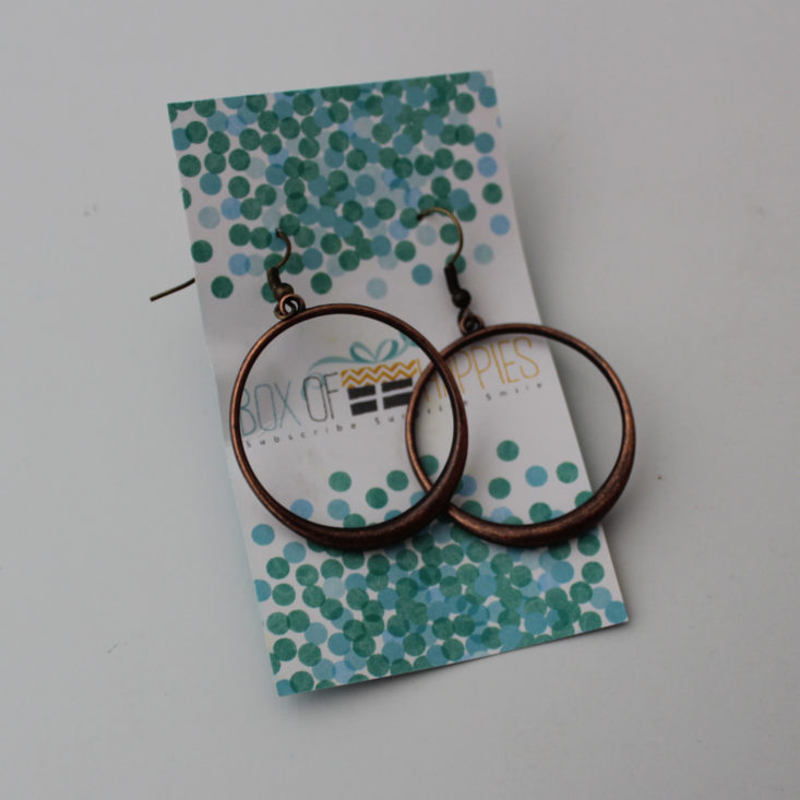 Box Of Happies April 2019 - Earrings Packet Front