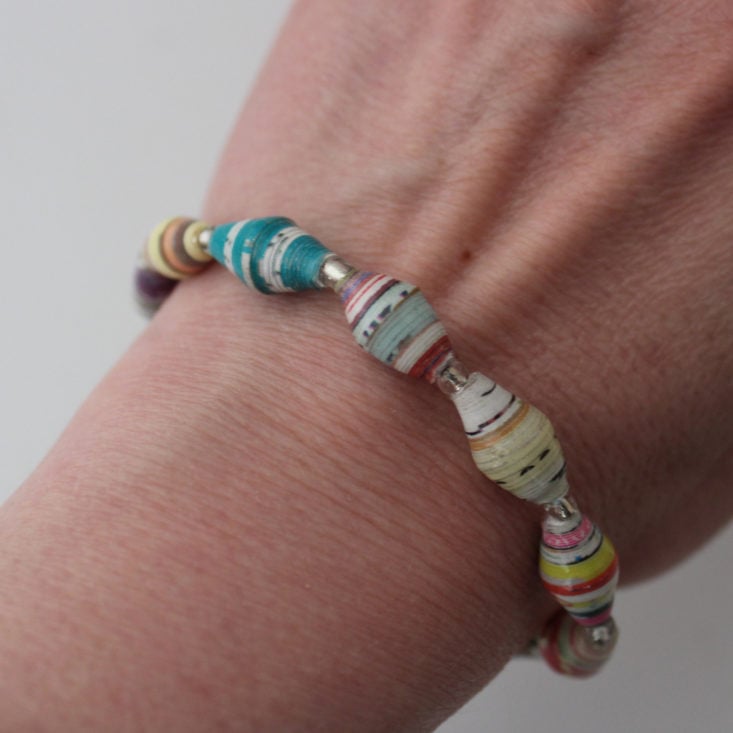 Box Of Happies April 2019 - Project Lydia Bracelet Wearing Top