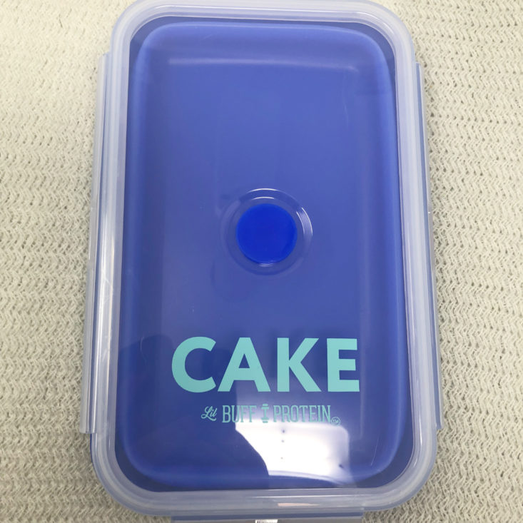 BuffBoxx Fitness Subscription Review April 2019 - Lil Buff Microwaveable Silicone Container 1