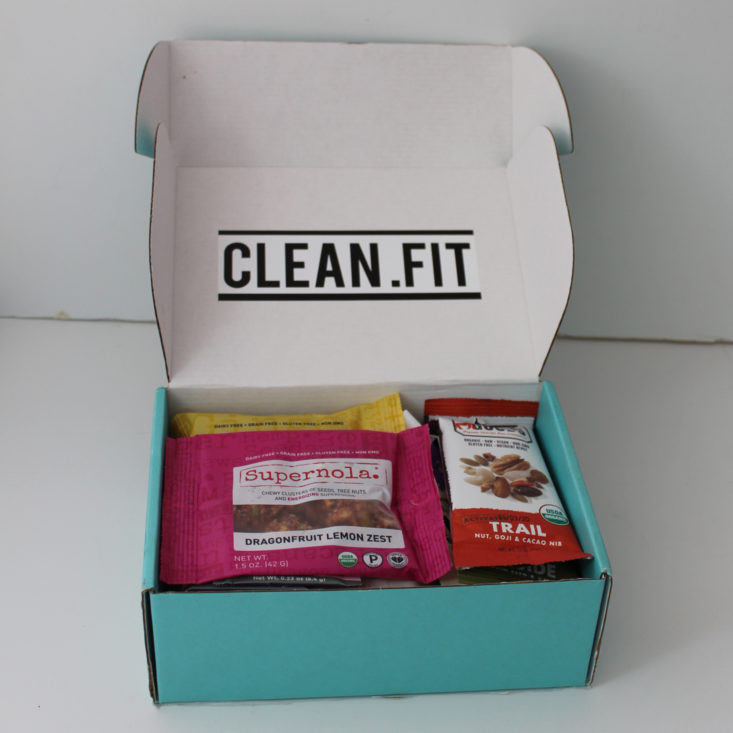 Clean Fit Box May 2019 - Box Open Top
