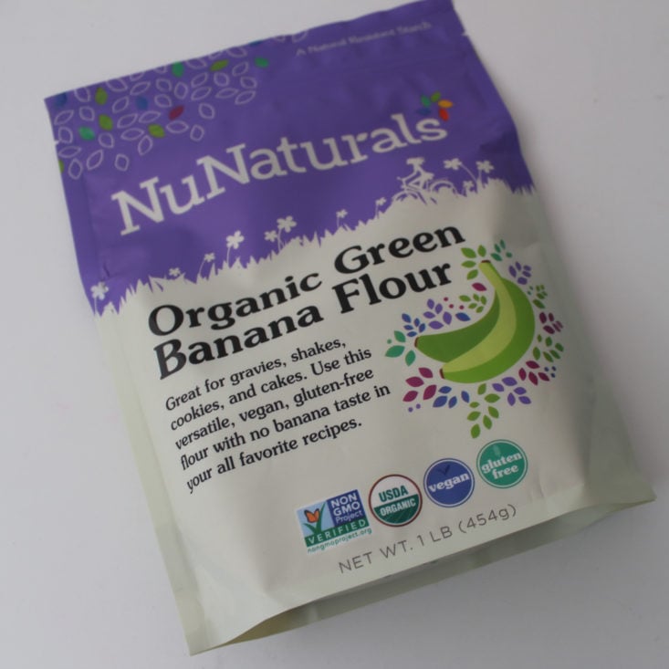 Clean Fit Box May 2019 - Nunaturals Organic Green Banana Flour Top