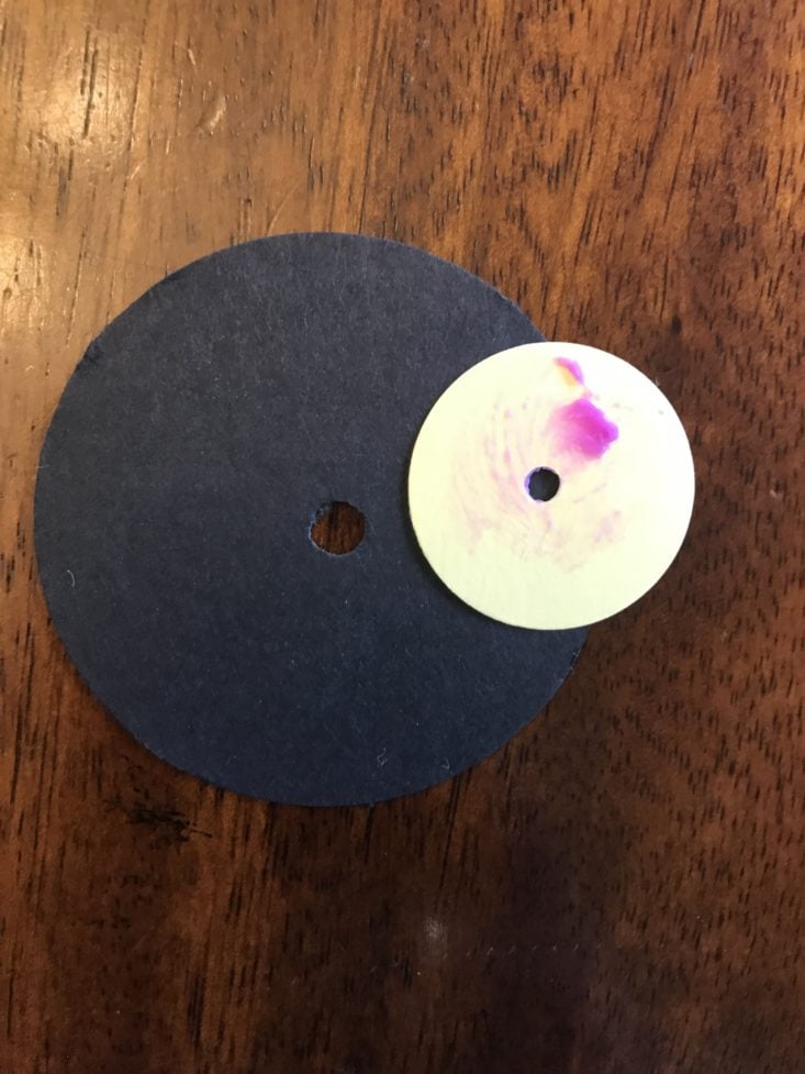 Confetti Grace May 2019 - Gluing onto Record