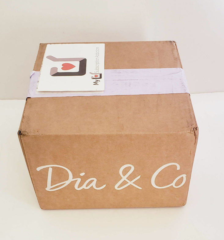 Dia & Co Subscription Box Review March 2019 - Box Closed Top