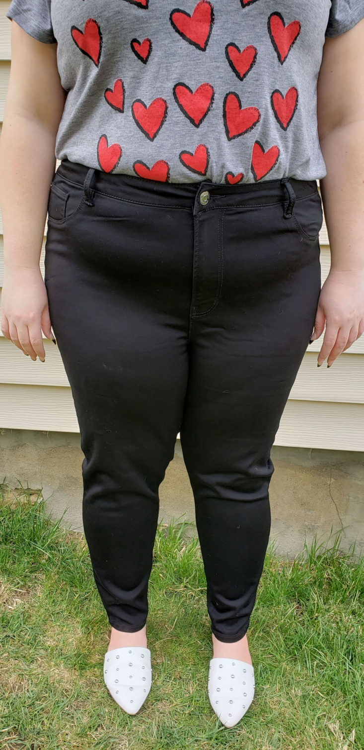 Dia & Co Subscription Box Review March 2019 - Garnet Skinny Jeans by Garnet Size 22 3 Front