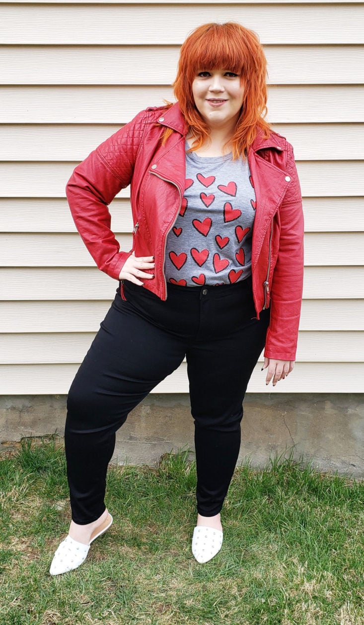 Dia & Co Subscription Box Review March 2019 - Phillips Short Sleeve Graphic Tee by Molly&Isadora Size 2x 1 Front