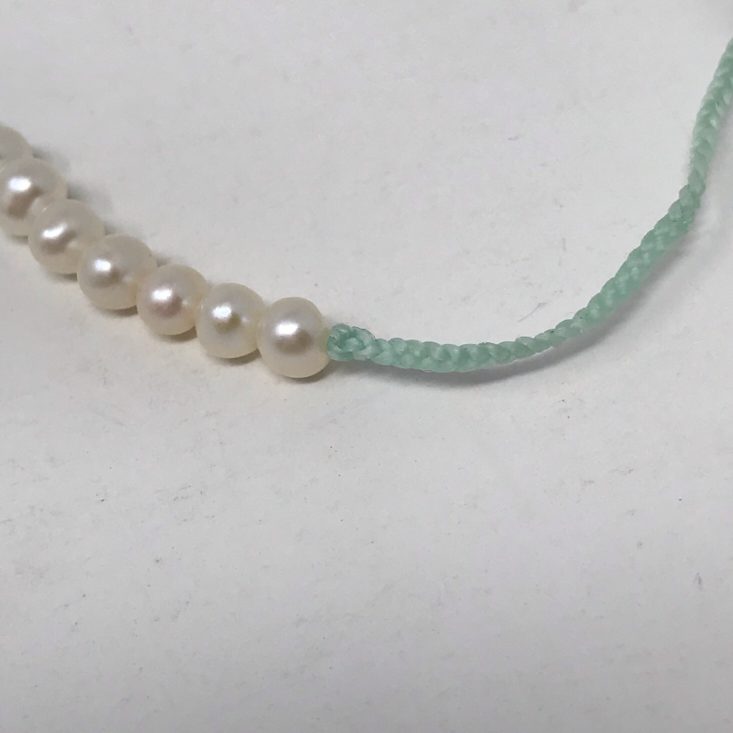pura vida bracelets club may 2019 review pearl bracelet detail