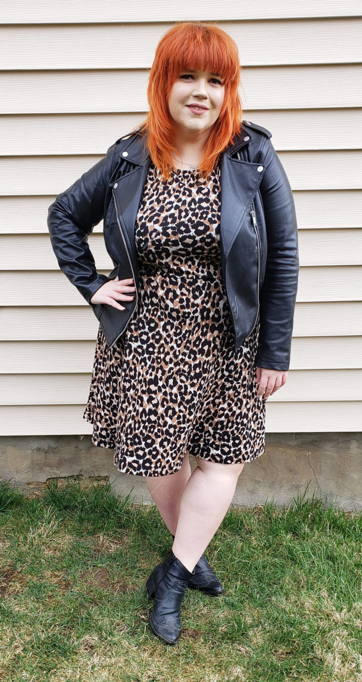 Gwynnie Bee Box Review March 2019 - Leo Ava Dress by Leota Pose 1 Front