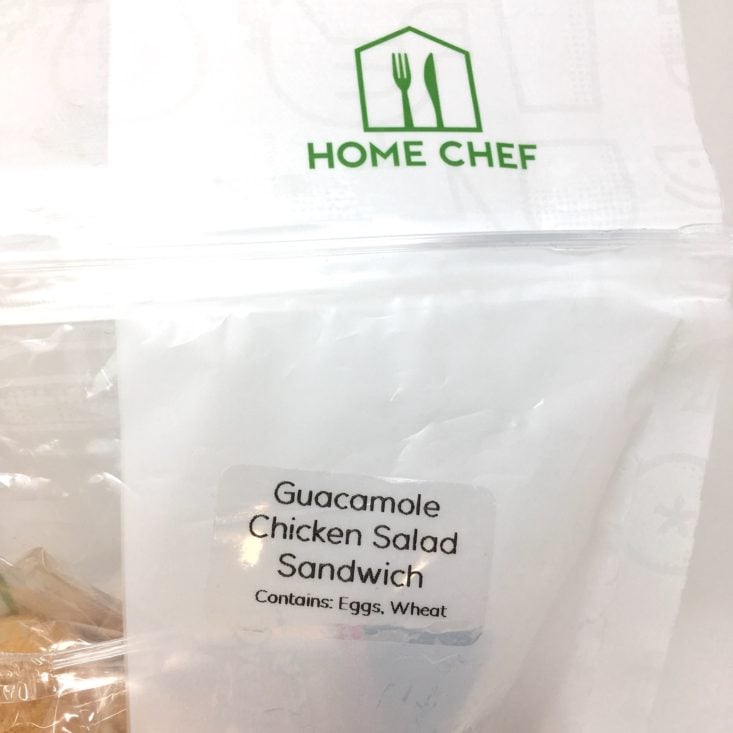 Home Chef Subscription Box Review May 2019 - SANDWICH BAG LABEL