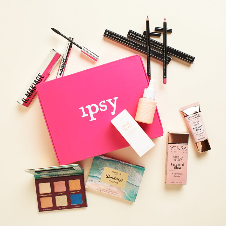 Ipsy Glam Bag Plus May 2019 beauty box review all contents