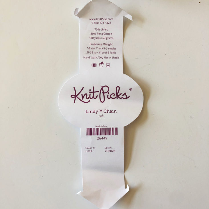 Knit Picks Yarn April 2019 - Stroll Skeins Labels Front