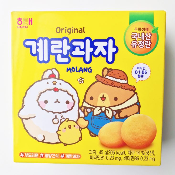 Korean Snacks Box April 2019 - Egg Biscuit Box