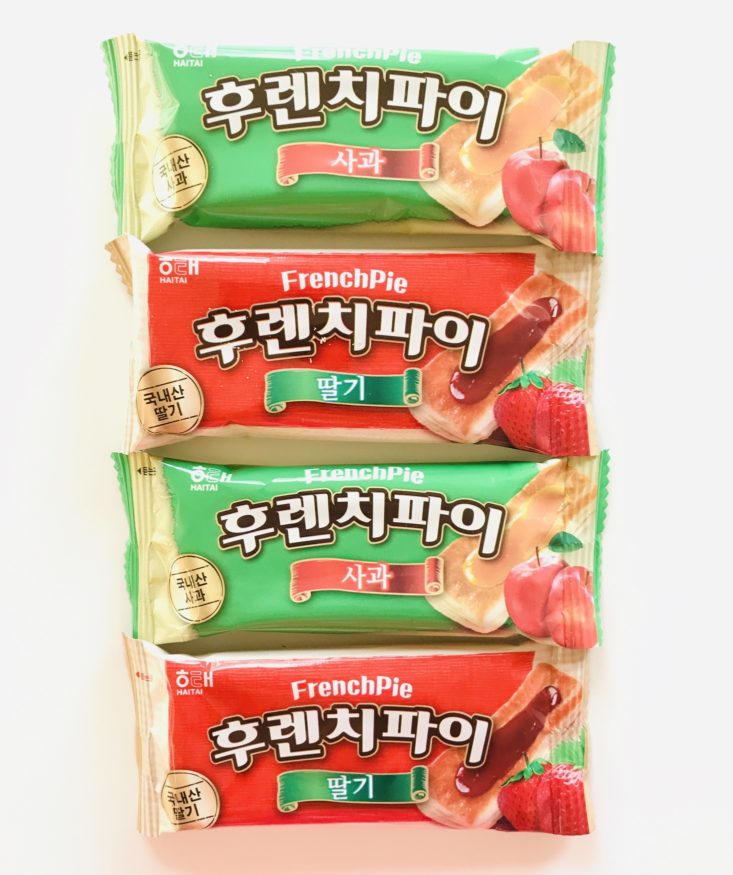 Korean Snacks Box April 2019 - Frenchpie Pcs