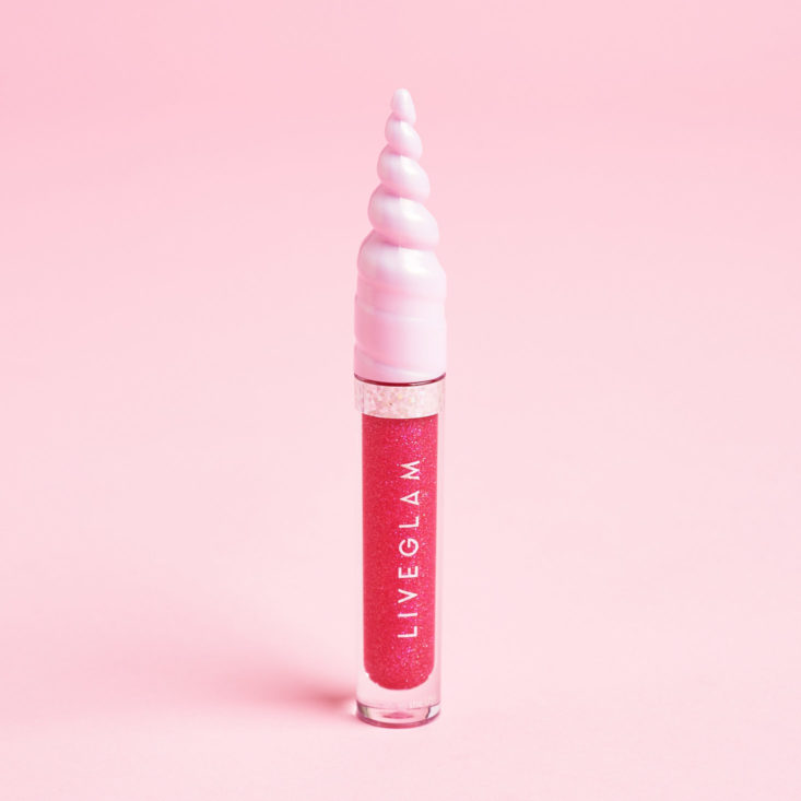 LiveGlam Kiss Me May 2019 lipgloss lipstick subscription review pink lippy