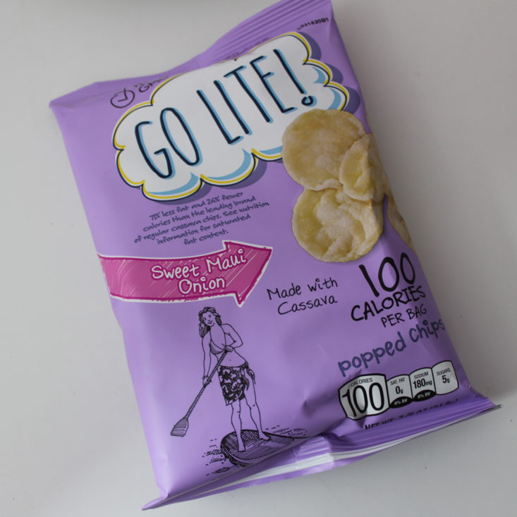 Love with Food May 2019 - Go Lite! Sweet Maui Onion Popped Chips Close Top