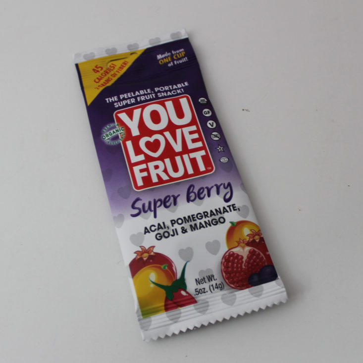 Love with Food May 2019 - You Love Fruit Super Berry with Acai, Pomegranate, Goji, and Mango Close Top
