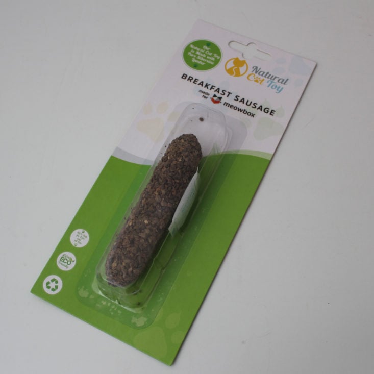 Meowbox May 2019 - Breakfast Sausage from Natural Cat Toy