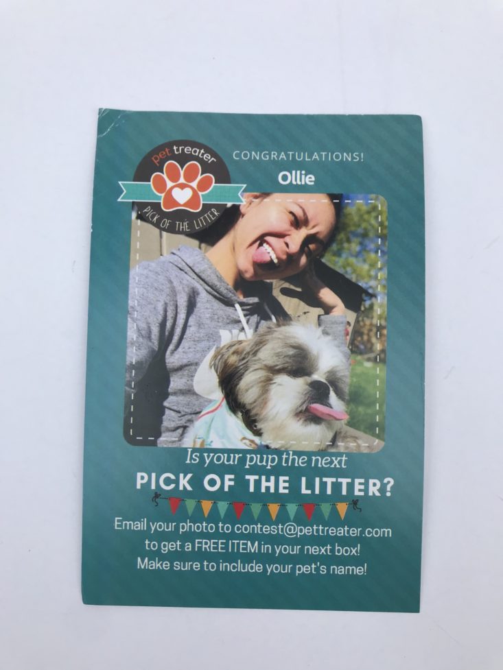 Mini Monthly Mystery Box For Dogs May 2019 - Pick Of The Litter Top