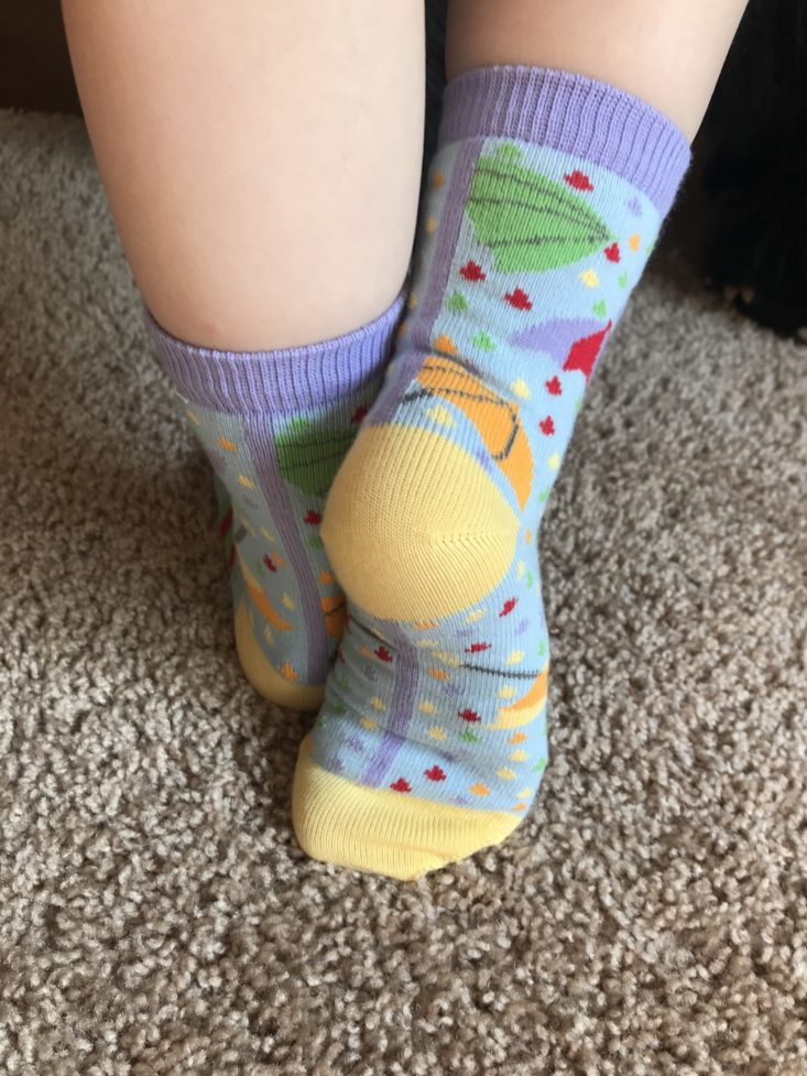 Panda Pals Kid’s Socks May 2019 - Umbrella Socks Behind