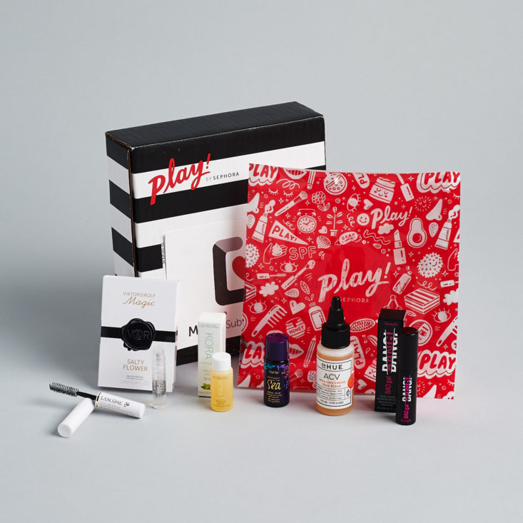 Play! by Sephora Beauty Subscription Box Review May 2019 all contents