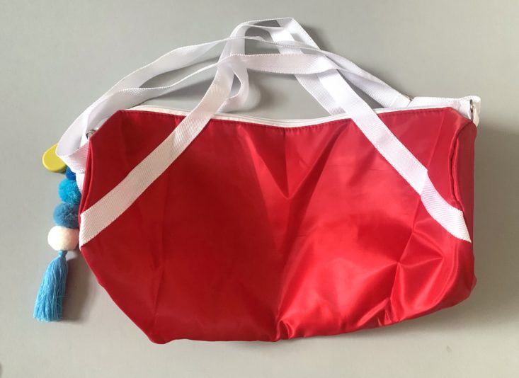 Quirky Crate Subscription Review May 2019 - Wander More Overnight Bag Back