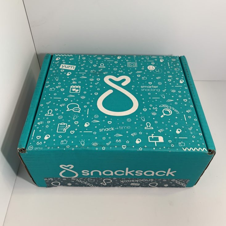 SnackSack Gluten Free April 2019 - Closed Box Top Front