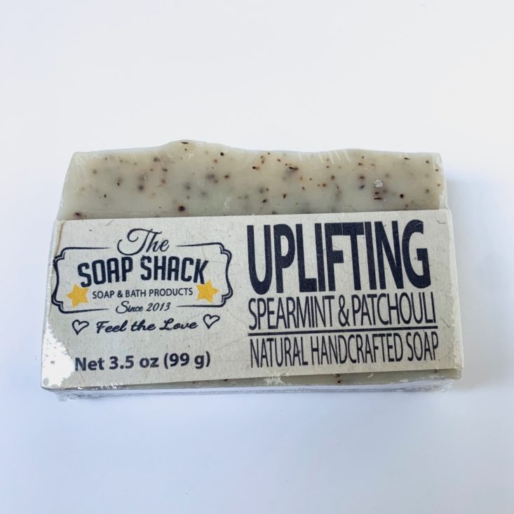 Soap Shack The Soap Club April 2019 - Uplifting Spearmint and Patchouli Handmade Soap Bar 1