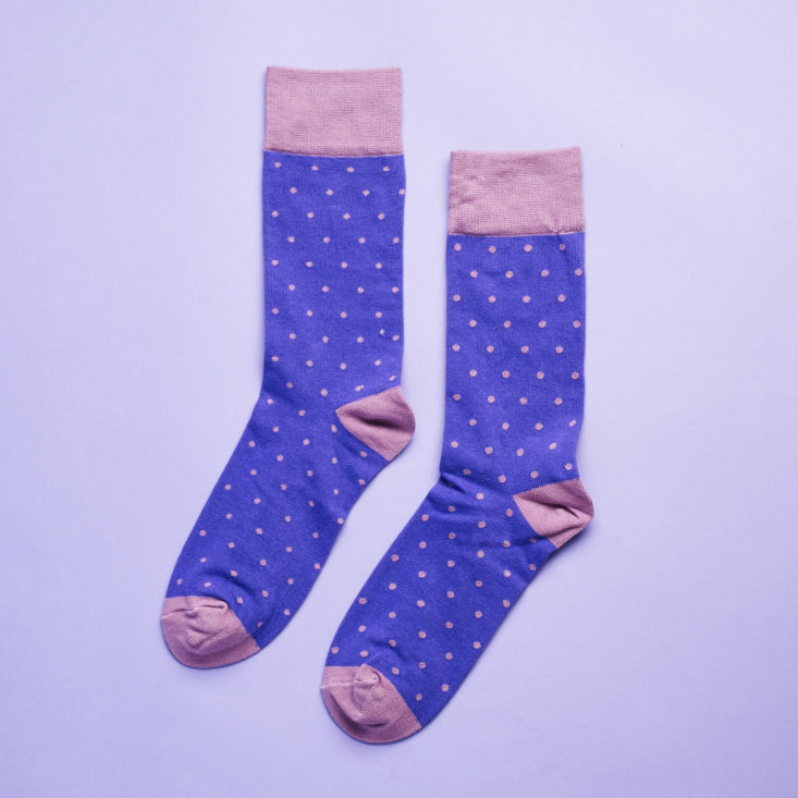 Society Socks review April 2019 purple socks