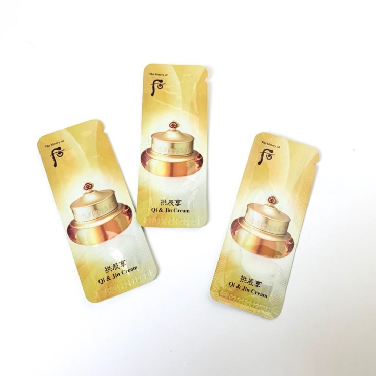 Sooni Pouch May 2019 - The History of Whoo Qi Jin Cream