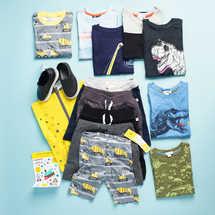 Everything in our Stitch Fix Kids Box